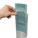 Flat Pack Menu Holder with Three Faces