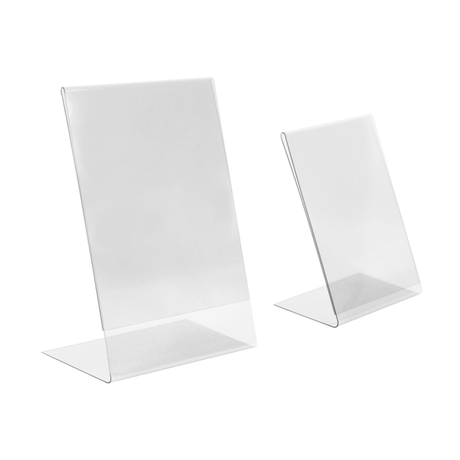 PVC Countertop Sign Holder