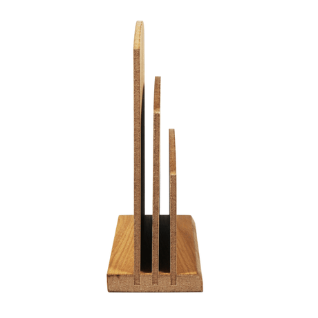 Tiered Wooden Menu Holder