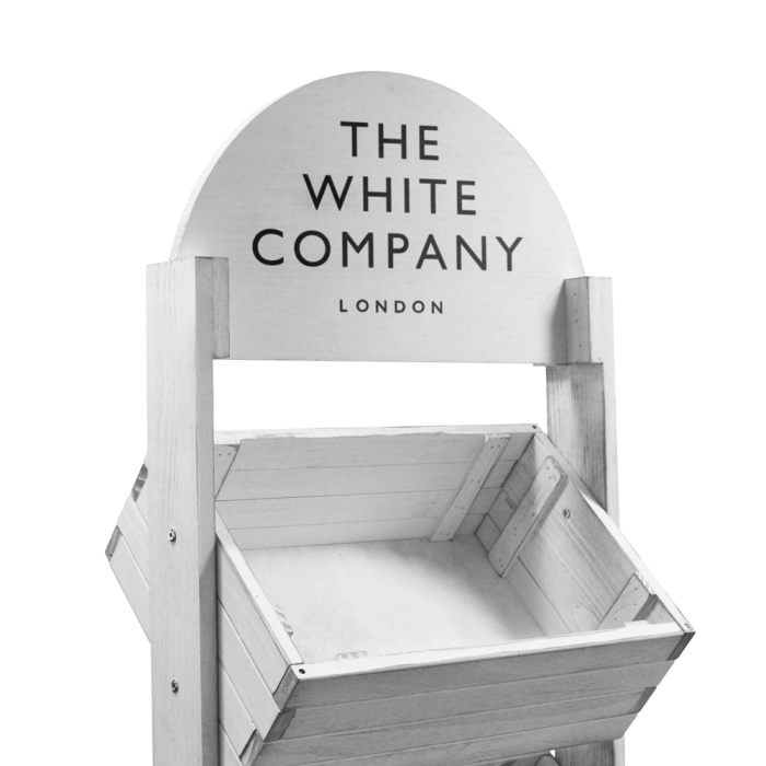 Wooden Crate Display Stand