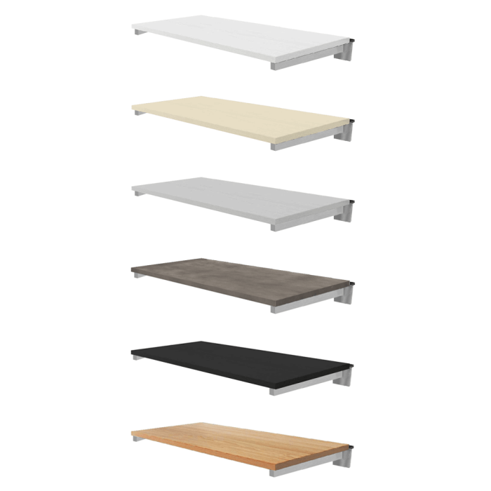 Slatwall Shelving with Brackets