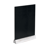 Tabletop Chalkboard with Rustic Base