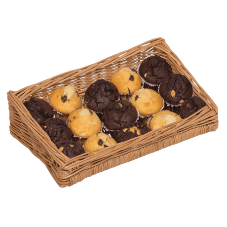 Sloping Wicker Display Basket