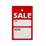 Was and Now Sale Hanger Tickets x 100