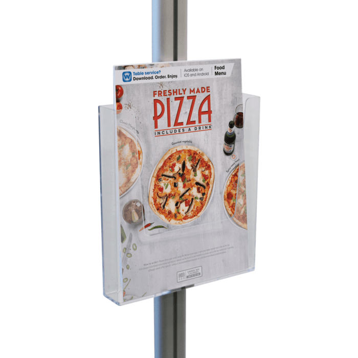 Menu Stand Restaurant Lectern