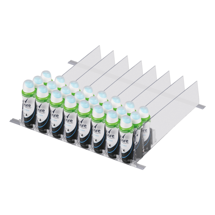 Multipurpose Shelf Pusher Feed and Guide Rail
