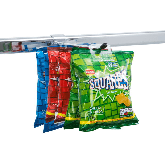 Twin Slot Single Prong Display Hook