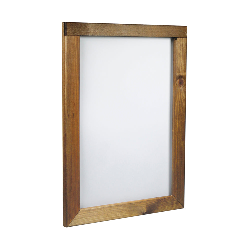 Wood Chalkboard Frame with Poster Case – VisualDisplays