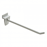 Single Prong Slatwall Hook White