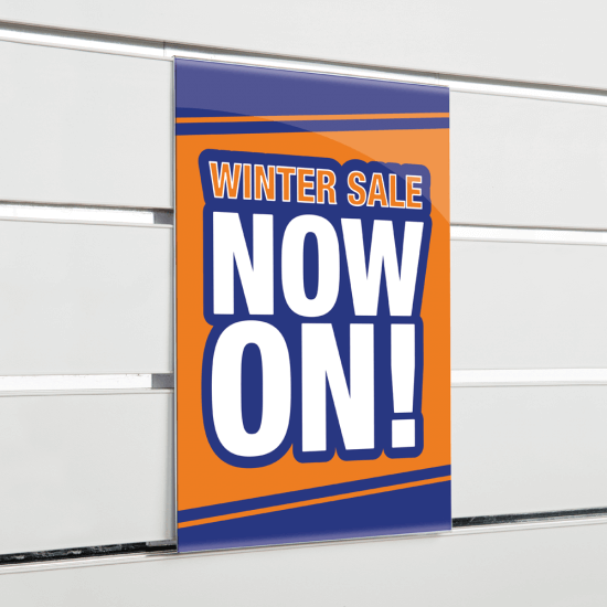 Budget Slatwall Poster Holders