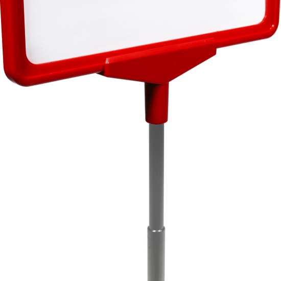 Small Showcard Stand with Round Base