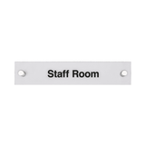 Rectangular Acrylic Door Signs with Standoffs