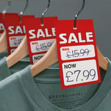 Was and Now Sale Hanger Tickets x 100
