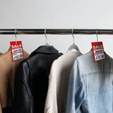 Was and Now Sale Hanger Tickets x 100