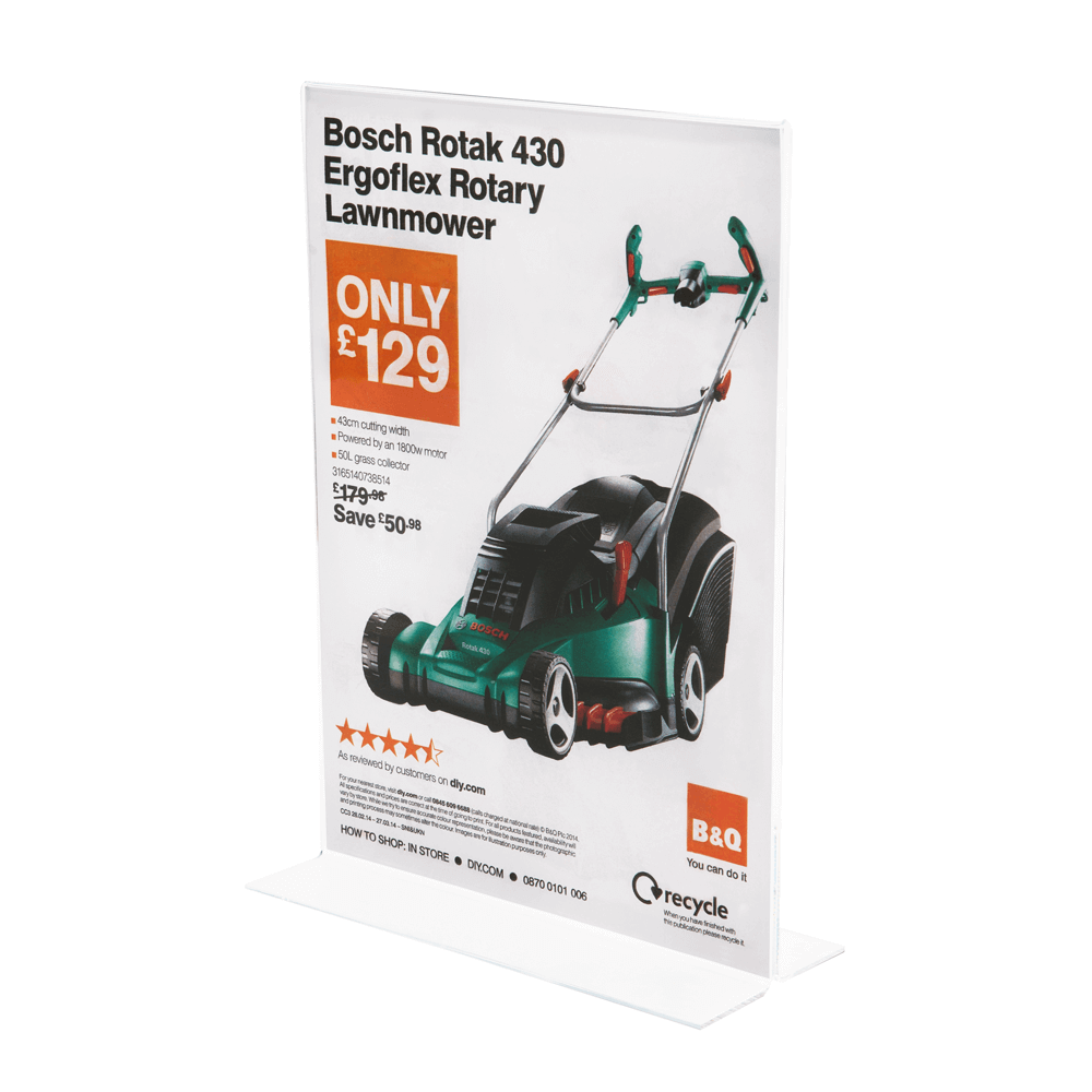 Budget Poster Holder Double Sided