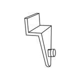 Slatwall Clips x 2