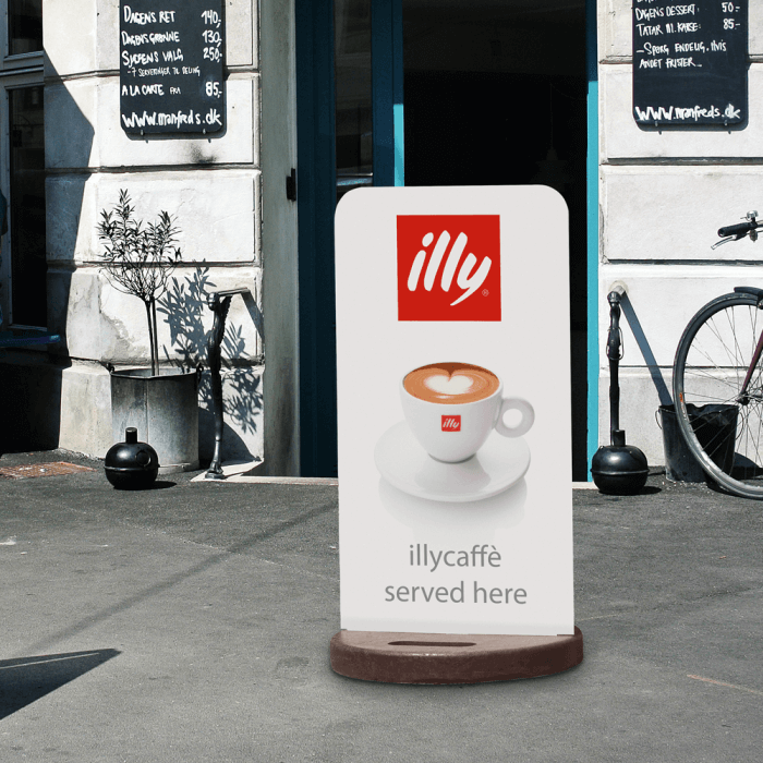 Menu Pavement Sign Sign Panel Pavement Sign – VisualDisplays