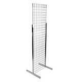Chrome Freestanding Gridwall Display Kits