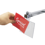 Flexible Clothes Rail Sign Holder
