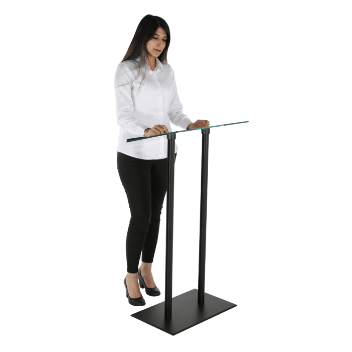 Tempered Glass Podium