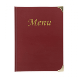 Traditional PVC Menu Cover
