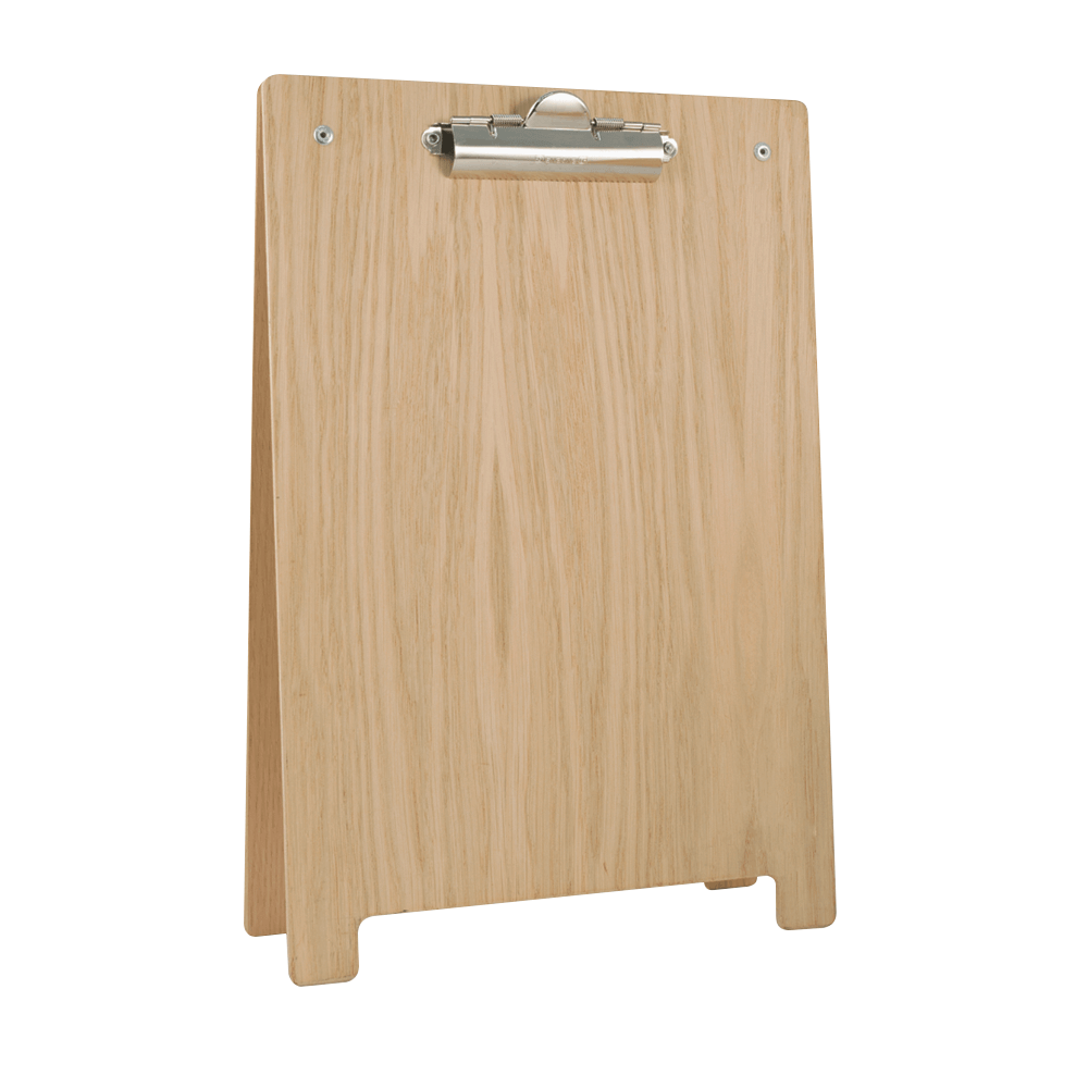 Wooden A Frame Clipboard Menu Holder