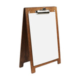 Wooden A Frame Clipboard Menu Holder