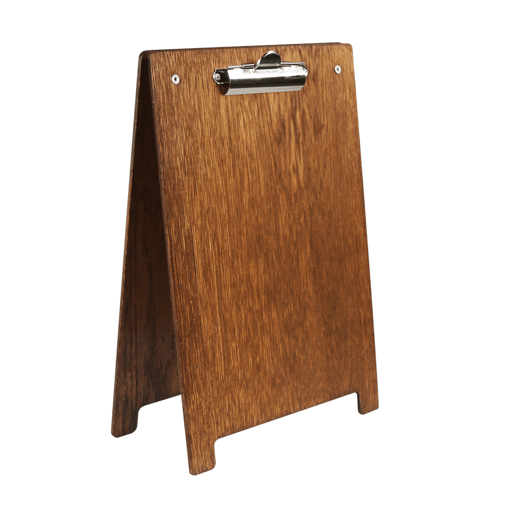 Wooden A Frame Clipboard Menu Holder