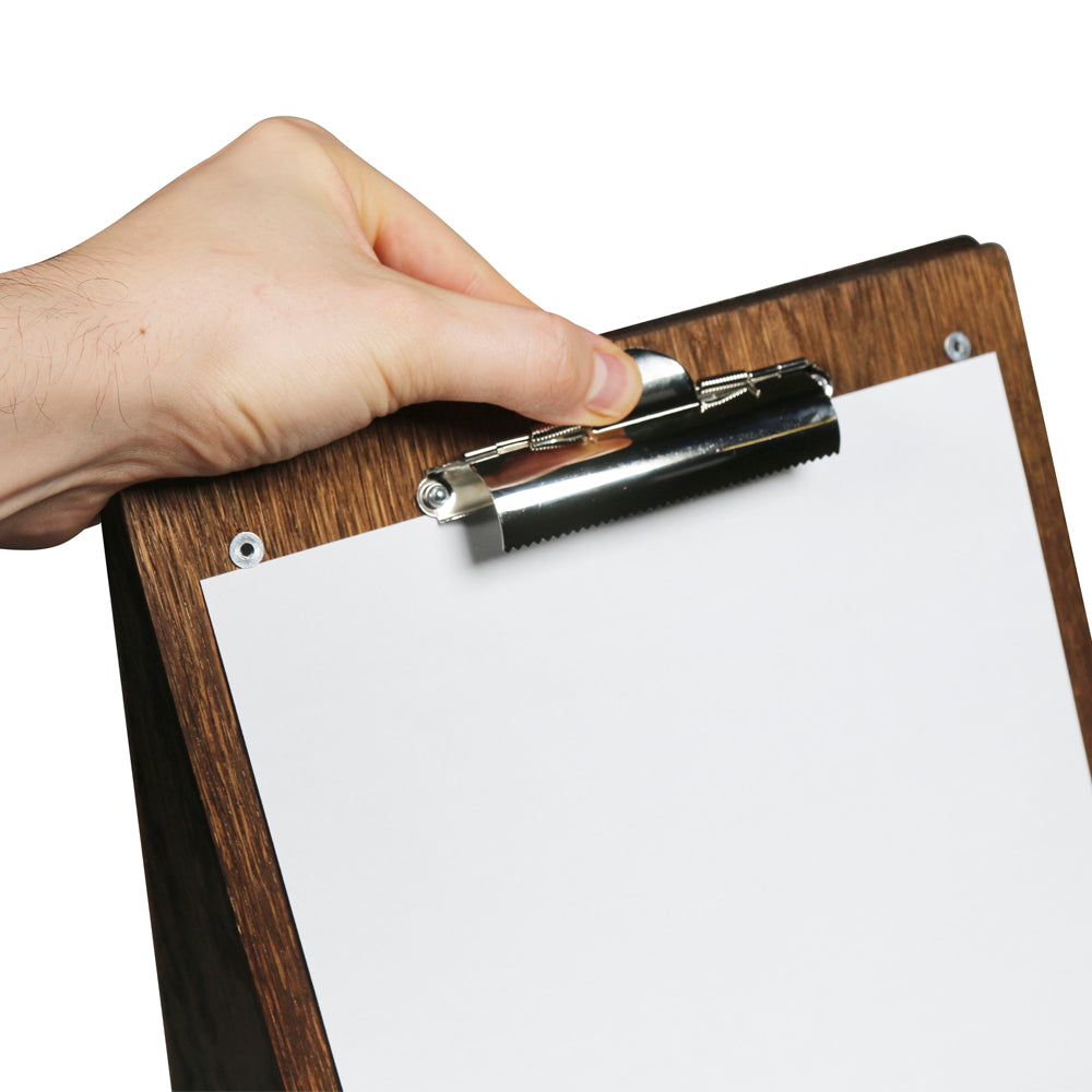 Wooden A Frame Clipboard Menu Holder