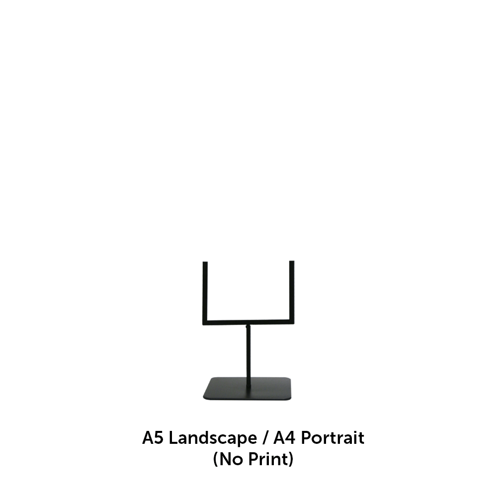 Tabletop Metal Sign Holder Stand