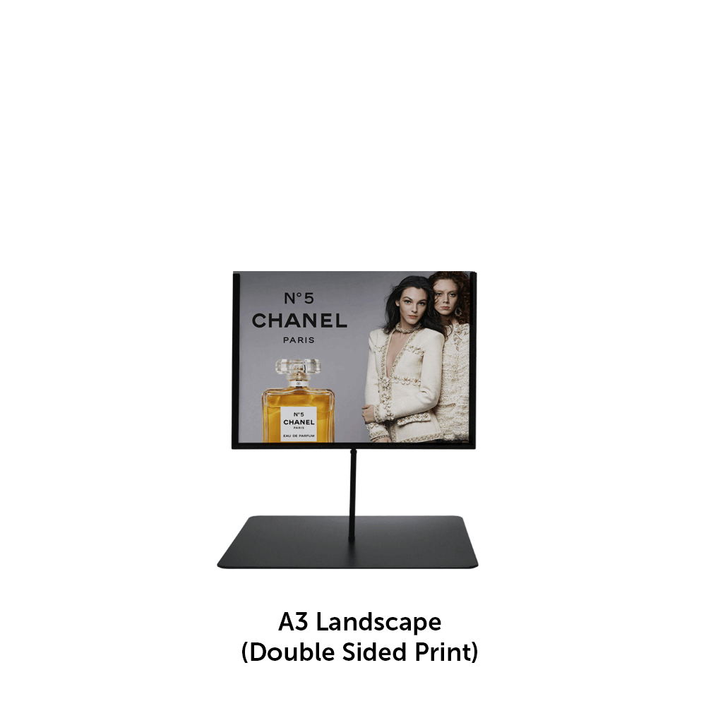 Tabletop Metal Sign Holder Stand