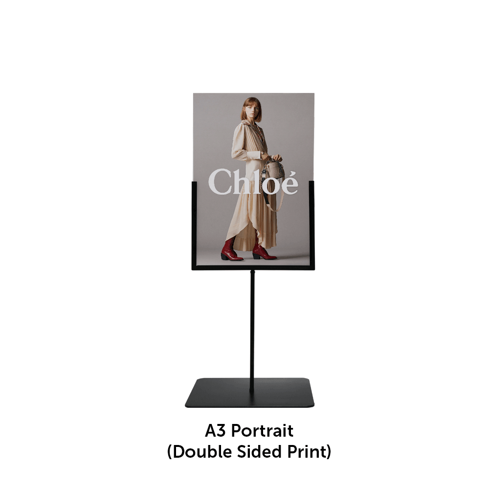 Tabletop Metal Sign Holder Stand