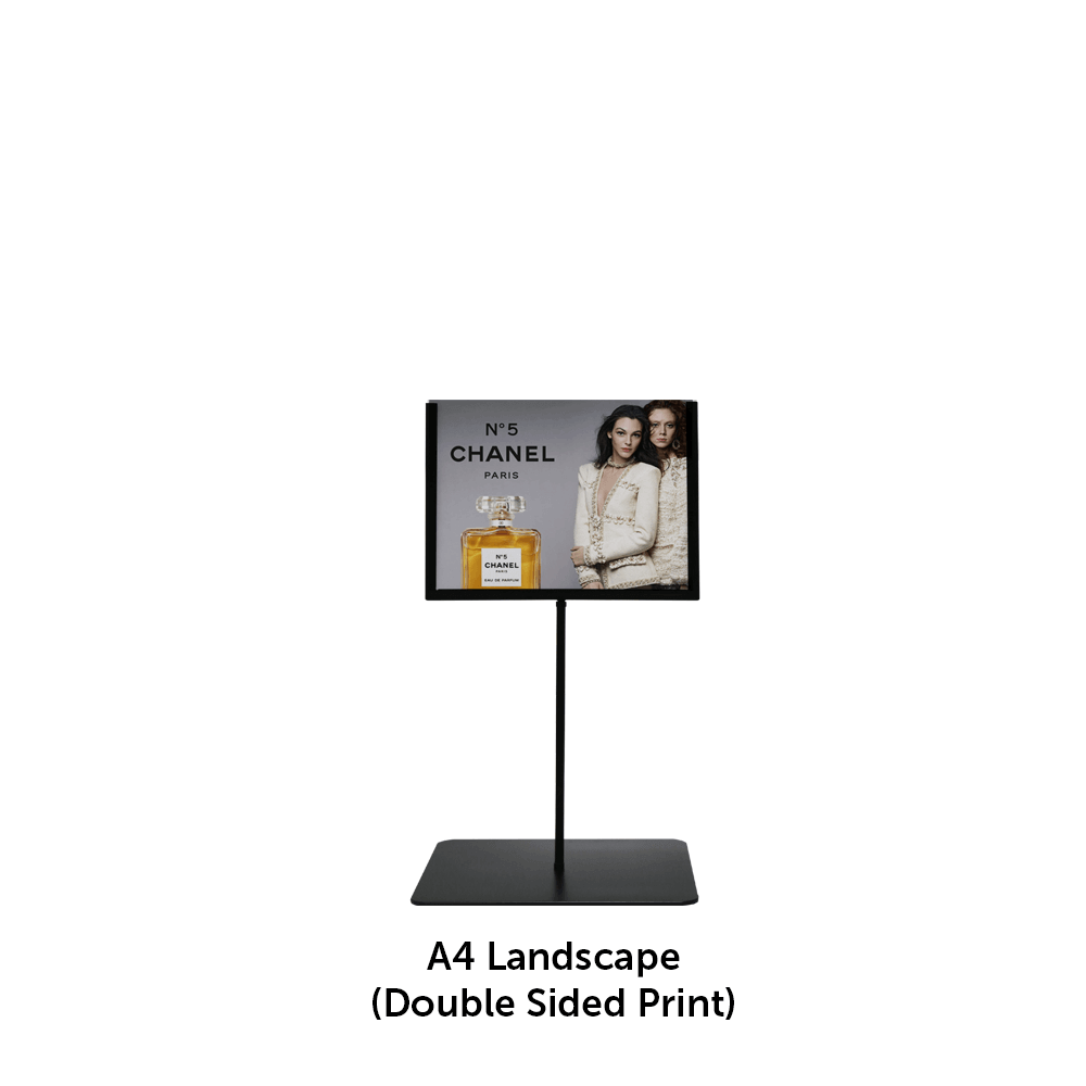 Tabletop Metal Sign Holder Stand