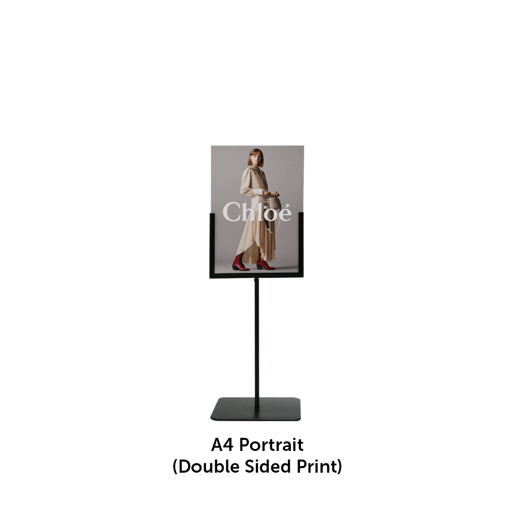 Tabletop Metal Sign Holder Stand