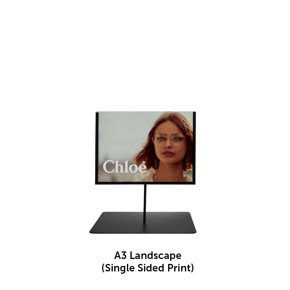 Tabletop Metal Sign Holder Stand