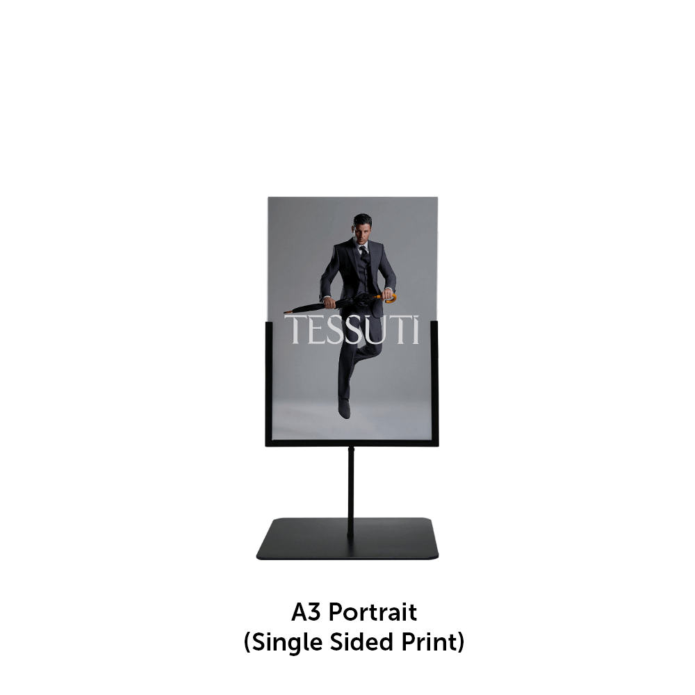 Tabletop Metal Sign Holder Stand