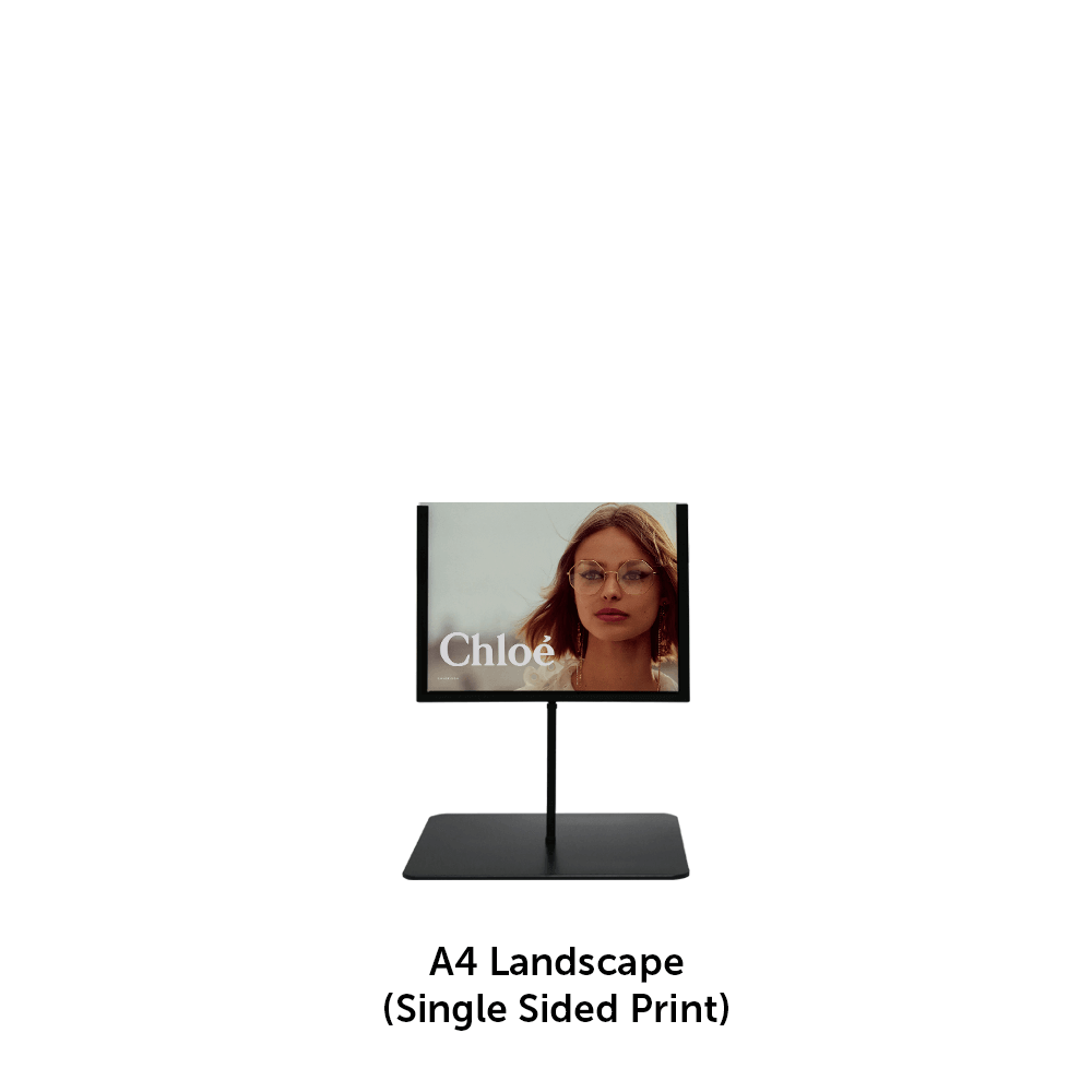 Tabletop Metal Sign Holder Stand