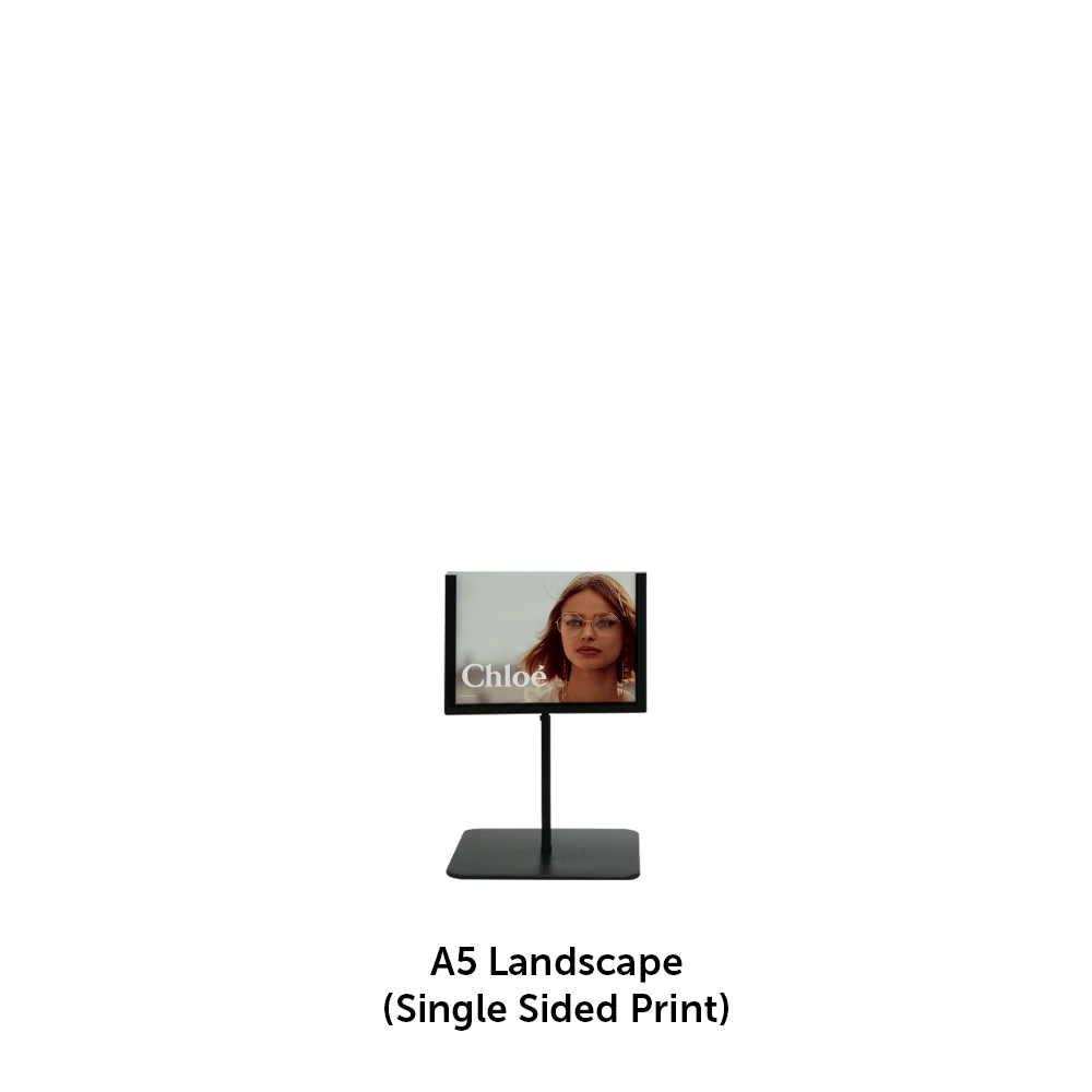 Tabletop Metal Sign Holder Stand