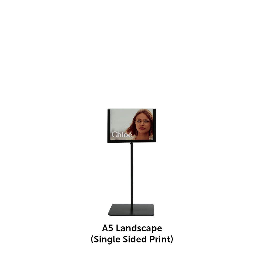 Tabletop Metal Sign Holder Stand