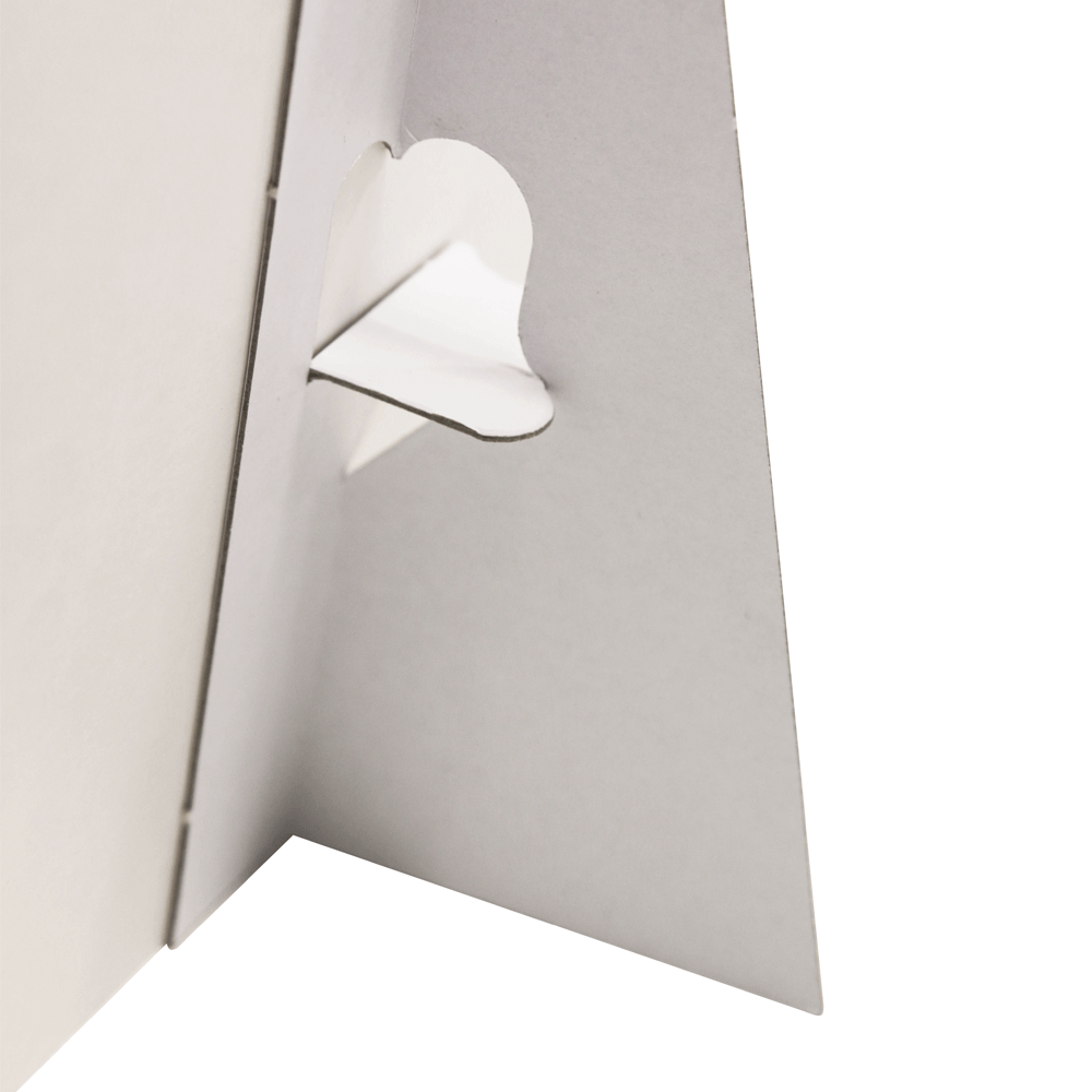 Struts Banner White Cardboard Struts – VisualDisplays