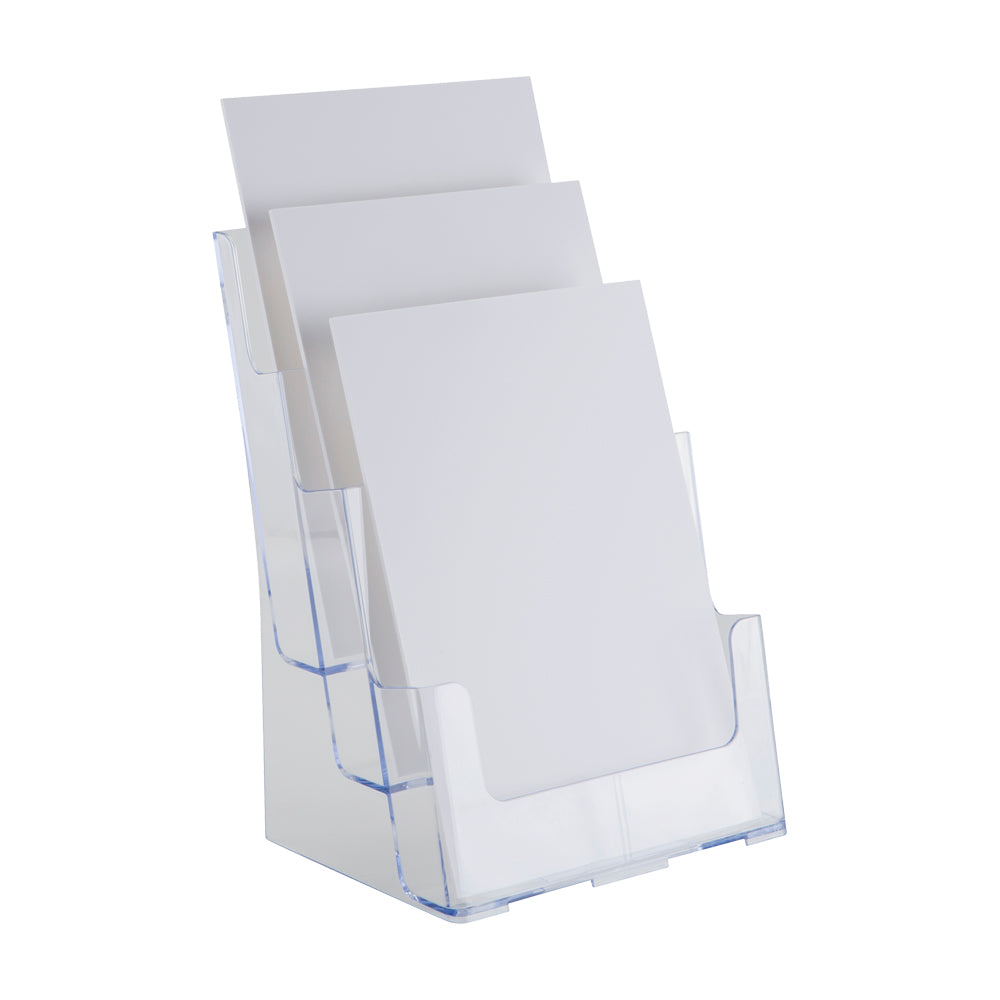 Tiered Wall Mounted Leaflet Holders