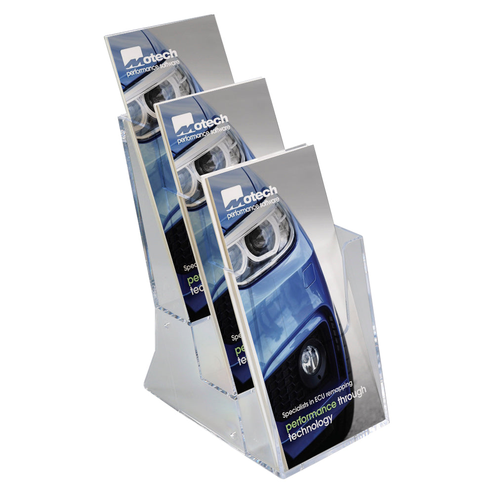 Tiered Wall Mounted Leaflet Holders