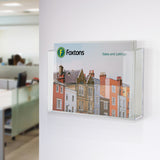 Wall Mounted Leaflet Holder Landscape