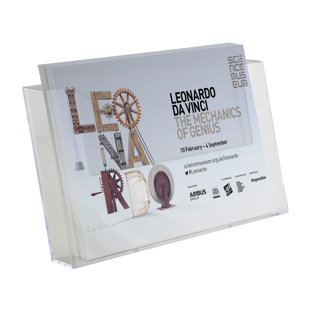 Wall Mounted Leaflet Holder Landscape