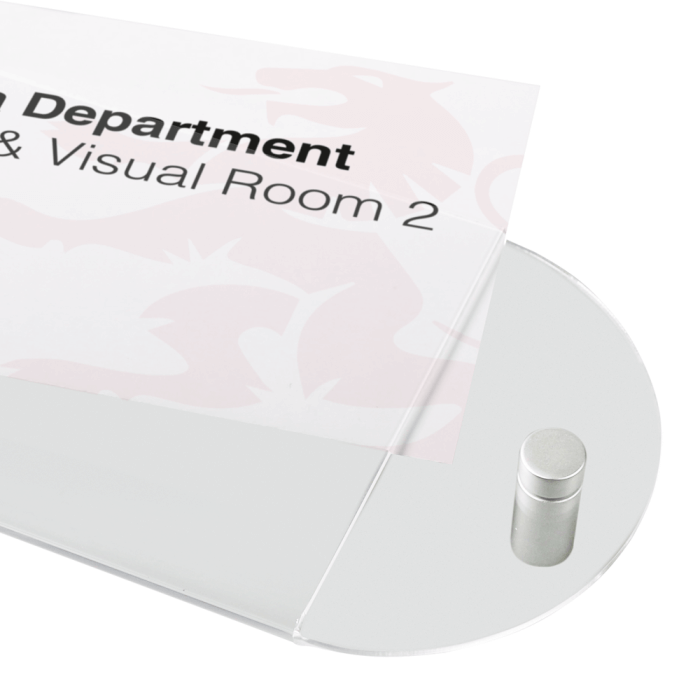 Acrylic Office Sign and Standoffs