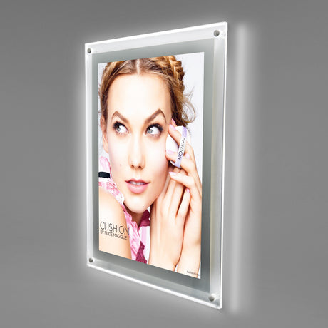 LED Illuminated Poster Kit Wall Mounted