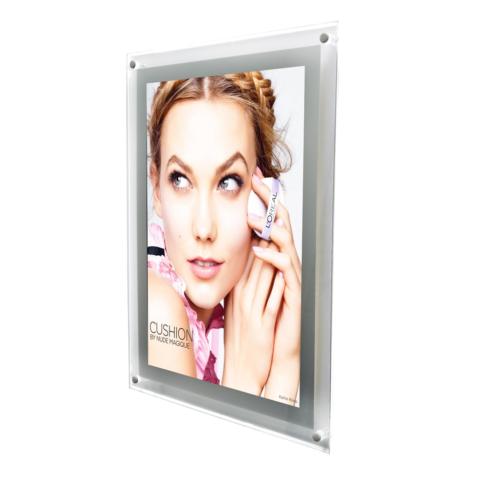 LED Illuminated Poster Kit Wall Mounted