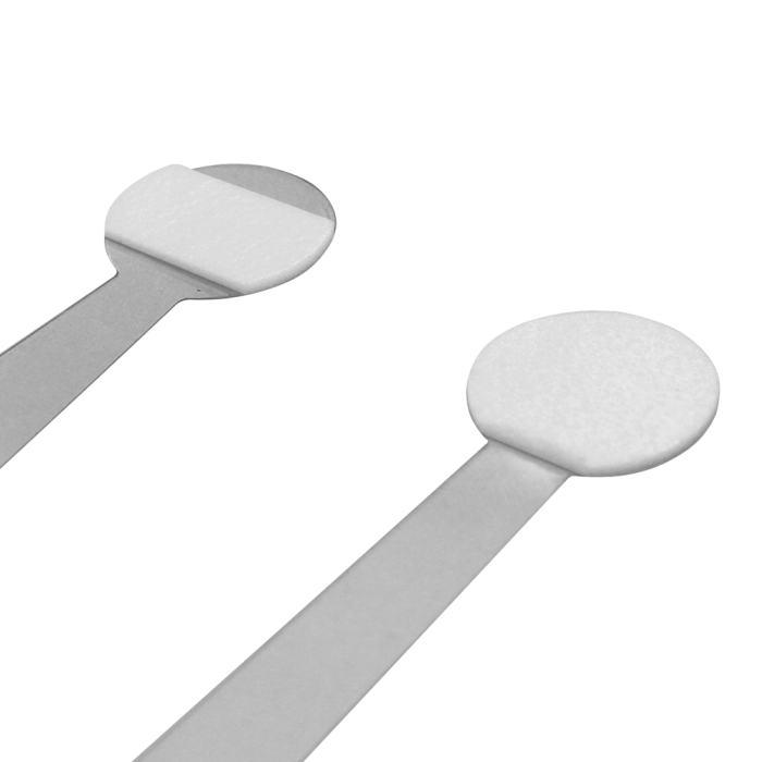 Adhesive Round End Wobbler Strips x 100