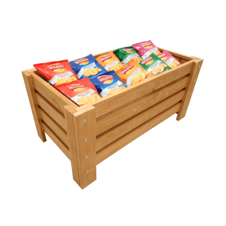 Wooden Crate Dump Bin