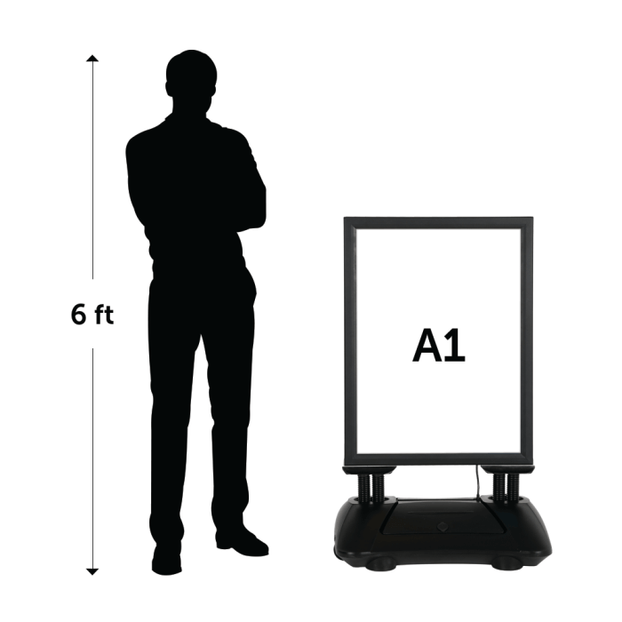 A1 LED Pavement Sign – VisualDisplays